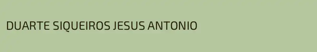 DUARTE SIQUEIROS JESUS ANTONIO